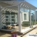 modern aluminium sliding glass system project in Austria