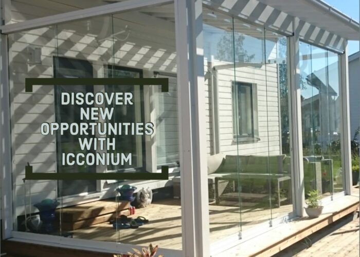modern aluminium sliding glass system project in Austria