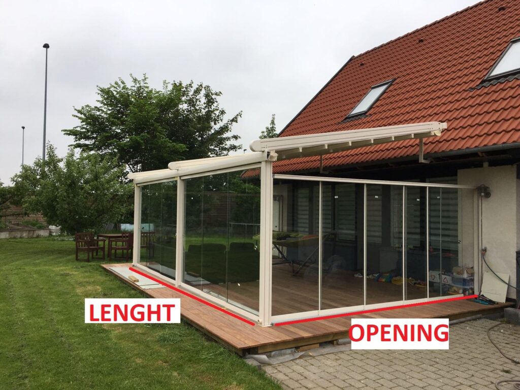 luxury insulated glass winter garden with modern architecture