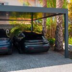 minimalist aluminium carport design for modern homes
