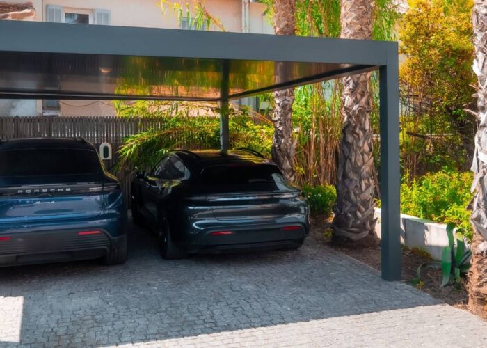 minimalist aluminium carport design for modern homes