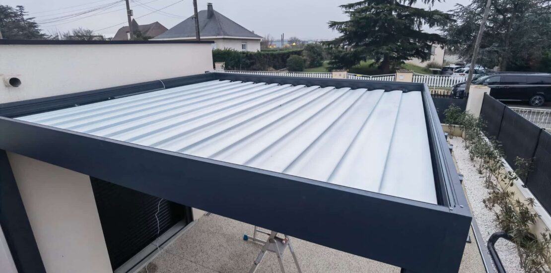 bioclimatic pergola application for restaurant terrace